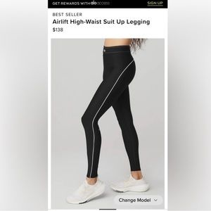 Alo Yoga High Waist Suit up Leggings